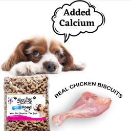 Dog Treat _ Healthy Calcium Real Chicken Puppy Dog Biscuits, Chicken 0.45 kg Dry Young, Adult, Senior Dog Food-image-11