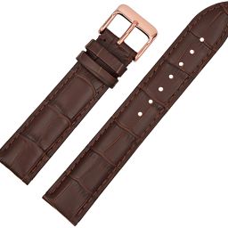 EWAccessories 22mm Genuine Leather Watch Straps for Men & Women 22 mm Resin Watch Strap-image-12