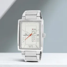 Attivo Collection Day/Date Display, Premium SS Band Analog Watch - For Men 25142CMGI-6