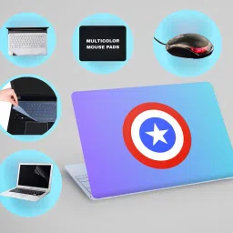 SDM 6IN1LAPTOPSKIN,SCREEN&KEYGAURD PROTECTOR,TRACKPAD,SLEEVEBAG,MOUSEPAD15.6INCH501 Combo Set-image-98