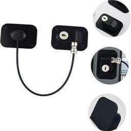 searegal Door Lock with Key and Adhesives image 2