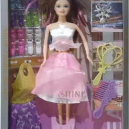 Shine Doll with Stylish Sandal Collection (Pink)-image-40