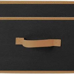 divine Nylon Multipurpose Rectangular Flodable Storage Box Drawer Storage and Cloth Organizer Storage Basket image 3