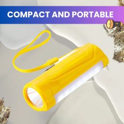 USB Rechargeable Torch with Strong LED Light &Side COBB Light Panel for AreaH357 Torch-image-92