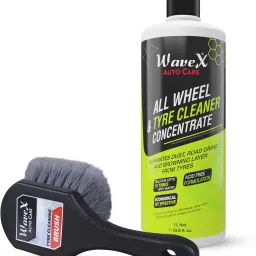 All Wheel and Tyre Cleaner for Car Concentrate (1L), With Tyre Cleaning Brush Combo-16