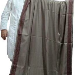 KASHMIR HANDLOOM Cashmere Solid Men Shawl-image-18
