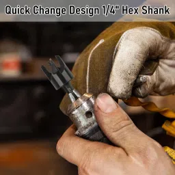 serplex Woodworking Drill Bit Set Hex Shank Cutter Tool 8Pcs 8Pcs Universal Hex Woodworking Drill Tool Set Multi Size Specialty Woodworking Bits Set image 4