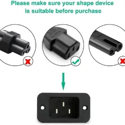 Sadow Power Cord 10 m 10 Meter Power Cable Cord for Desktop PC and Printers/AMPIFIRE/SMPS/LED Light/Mug MACHIN Printing MACHIN/CPU/Monitor/LCD/LED image 2