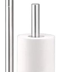 Toilet Paper Holder Stand Brushed Nickel Free Standing with Storage for Bathroom Stainless Steel Toilet Paper Holder-image-41