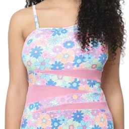 Fashion Printed Women Swim-dress Multicolor Swimsuit-image-8