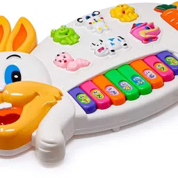 Rabbits Musical Piano with 3 Modes Animal Sounds, Flashing Lights-24