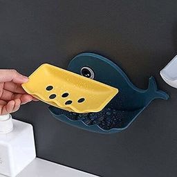 vrdh Fish Shape Cute Adhesive Waterproof Wall Mounted Soap Dish(PACK OF 1)1.313-picture-15