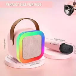 G67_K12Wireless karaoke mic speaker with Bluetooth compatibility and RGB lights Laptop/Desktop Speaker-41