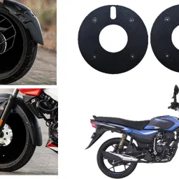 Full Acrylic Bike Wheel Cover 17 Inch For Bajaj Platina Black Pack of 2 Pc Wheel Cover For NA NA-image-47