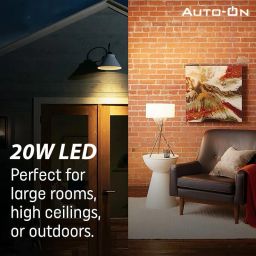 auto-on Motion Sensor Bulb 20W Wired Sensor Security System image 5