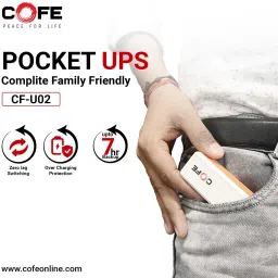 COFE CF-U02 Mini, UPS Battery Power, As Traveler Power Bank Power Backup for Router image 2