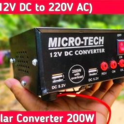 BALRAMA 12 Volt DC to 220 V AC Converter DC Convertor Solar Charger Power Smps Adaptor Combo Set-20
