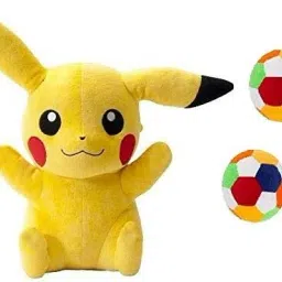 Pikachu With Multi Ball Soft Toy For Kids- 35 cm-23