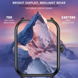 Cellecor M5 PLUS 2.01" IPS HD Display | 700 NITS | BT-Calling | AOD | IP67 | BT v5.4| Smartwatch image 2