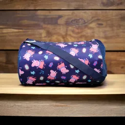 15 L Hand Duffel Bag - Peppa Pig Duffle Bag for Kids|for Girls|Picnic Bag|Sling Bag - Blue - Regular Capacity-image-6