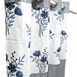 214 cm (7 ft) Polyester Room Darkening Door Curtain Single Curtain-image-67