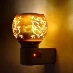 LED Kapoordani/Aroma Oil Diffuser With On Off Switch To Toggle For Burner & Lamp Plastic Incense Holder-image-13