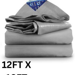 12FT X 18FT 125 GSM Tarpaulin Tent - For Truck body, Car, Bike, Grain Covers, Pond Liners-image-31