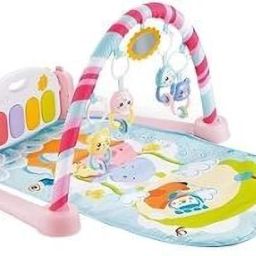 Colorful Newborn Baby Kick & Play Toys Activity Mattress with Hanging Toys-image-10