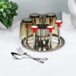 Popular Stainless Steel Glass & Spoon Stand Glass Rack/Glass Holder Stainless Steel Glass Holder-11