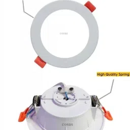 cosas EXCEL 10-Watts Round Led Panel Conceal Down Light White (PACK 12) Ceiling Light Ceiling Lamp image 2