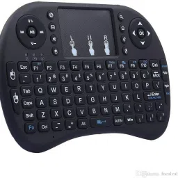 Smart Tech 2.4G Mini Wireless Keyboard i8 With Lithium Battery Handheld For PC Android TV Media Wireless Handheld Multi-device Keyboard image 3
