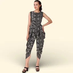 Geometric Print Women Jumpsuit-picture-5