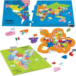 Mapology India & World with Capitals-Educational Toy for Kids Above 5 Years-14