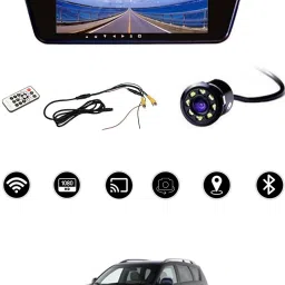 8LED Camera With 7Inch BT Full Touch Button Screen For Car 200 Black LED-image-6