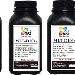 Black MLT-D101s / D101 Refill Toner Powder For Printer ML2161 / ML2156 / ML2162 / ML2164 / ML2167 / ML2160W / ML2165W / ML2168W / SCX3400 / SCX3405 / SCX3407 / SCX3400F / SCX3405F / SCX3400FW / SCX3405W / SF760P ( Pack Of 3 Bottle with Nozlle 70gms Each . Black Ink Toner Powder-image-64