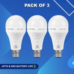 12W AC/DC LED Inverter Bulb with 2 Hours Backup, Suitable for Low Voltage Areas 2 hrs Bulb Emergency Light-3