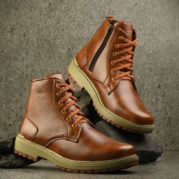 roadster Mid ankle Boots For Men-picture-5