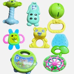 Toys 8 PCS Baby Toys 0-3-6-12-18 Months Baby Rattle-picture-29