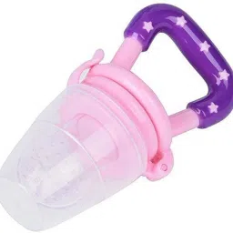Fruit & Food nibbler with silicone sack Feeder (Blue) Feeder-23