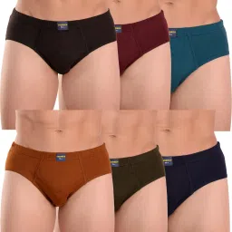 Pack of 6 Solid Men Brief-image-10