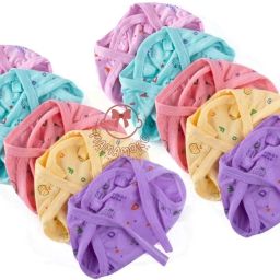 Cotton Nappies for new born baby 12 Pack Langot Washable Nappies, Multicolour-11
