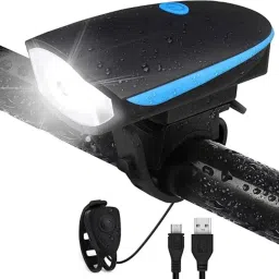 USB Rechargeable Super Bright 250 Lumen Light and Raypal Dual LED Bicycle LED Front Light-18