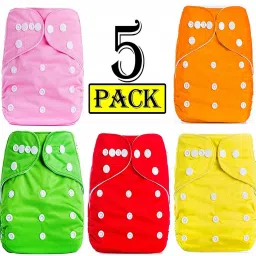 Washable Baby Diaper Premium Cloth Diaper Reusable, Adjustable Size-29