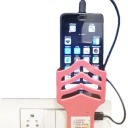 Protos India.Net Saimax Safe Charger 2.1 Amp USB Charging Adapter Mobile Holder-image-11