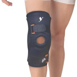 Gel Bi-Axle Hinged Knee Brace - Durable Support, Controlled Compression Knee Support-image-67
