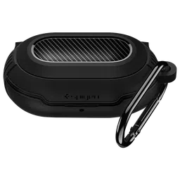 spigen Rugged Armor TPU & PC Full Cover Case For Galaxy Buds+/Galaxy Buds (Fully Compatible With Wireless Charging, ASD00993, Matte Black)-image-21