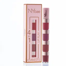 4 In 1 Lip Play Liquid Lipstick | Waterproof | Matte Mini Lipstick-18