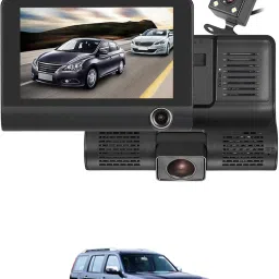 170 Degree/3 Lens G-Sensor 4Inch 3 Way DVR Video Recorder For Car Black LCD-image-52