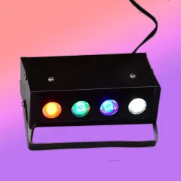 Mini RGB LED Temple Lamp – Speed Button, Ideal for Decor & Party Disco Ball Set-image-2