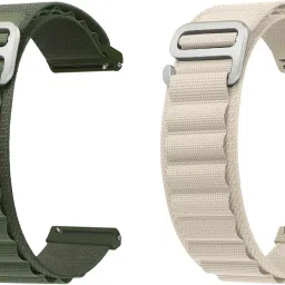 ACM Pack of 2 Watch Strap Nylon Hook for New Noise Colorfit Quad Call Elite Belt 3607215 mm Fabric Watch Strap-11
